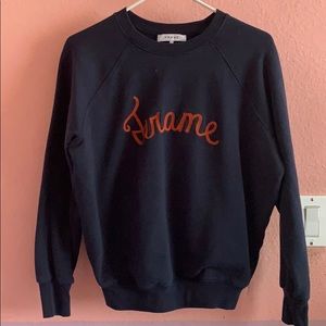 FRAME Navy Blue Sweater